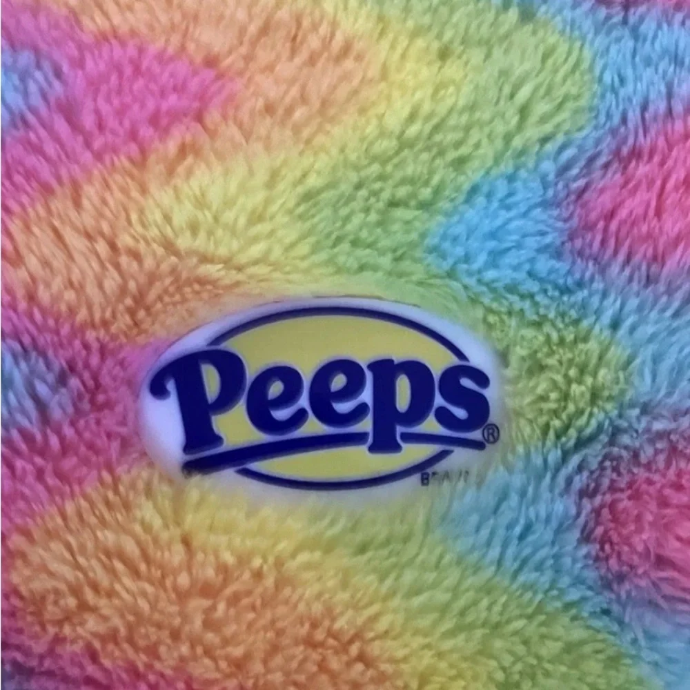 Peeps Rainbow Zigzag Plush Sleeping Bag EASTER